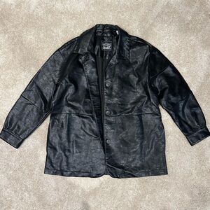 Levi's Black Leather Jacket